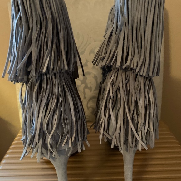 Sam Edelman Belinda Fringe Pointed Toe Boot w/box - Picture 5 of 8